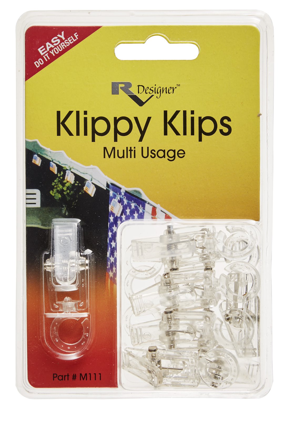 RV Designer Multi Purpose Clip (M111) – Material: Plastic