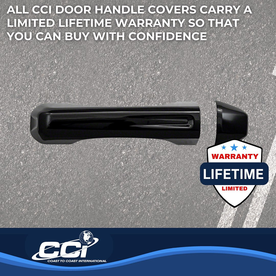 Coast To Coast DH68580BBK Gloss Black Jeep Handle Covers - image 4