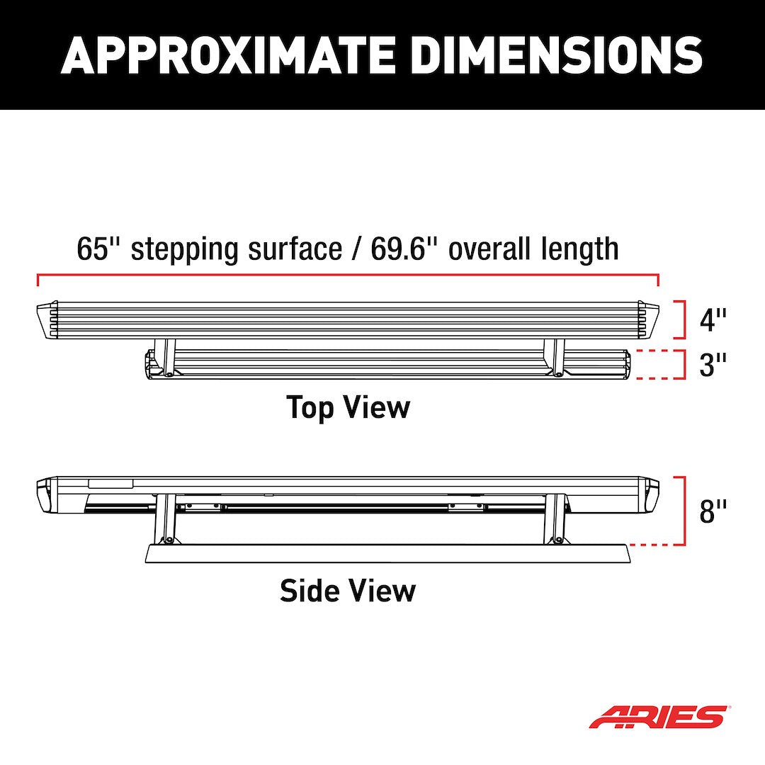 Aries ActionTrac ™ Running Board Component 3025165 - image 2