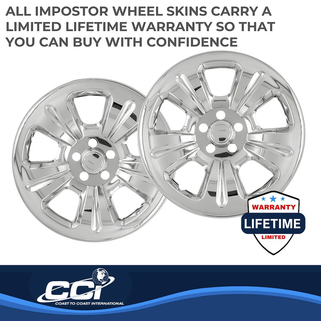 Coast To Coast IMP52X Forester Chrome Wheel Skin Set - image 3