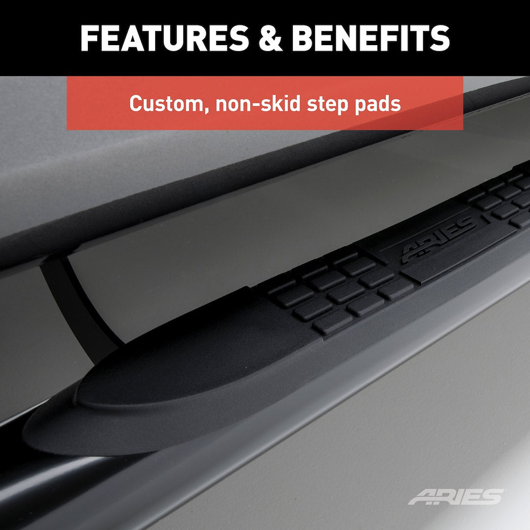 Aries With Surface Steps Round Nerf Bar 209045 - image 6