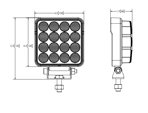 Ecco EW2421 LED Flood Work Light