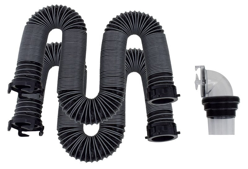 Valterra D04-0675 Silverback 20' RV Sewer Hose Kit with Rotating Fittings & 90° Adapter