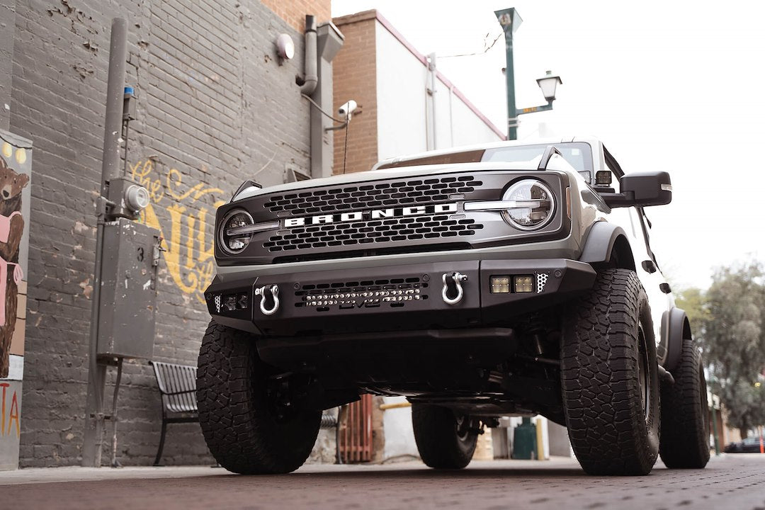 DV8 Offroad FBBR-03 Modular Steel Bronco Bumper