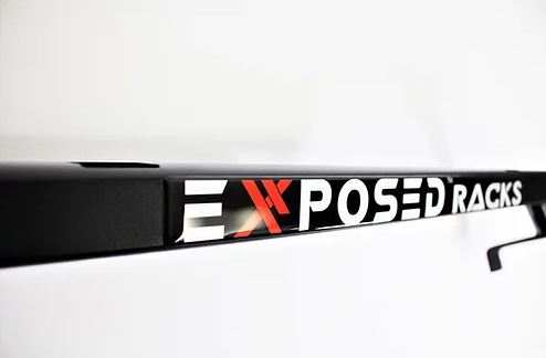Exposed Racks 8-00-9703-BK 39-7/8-Inch Black Rear Crossbar