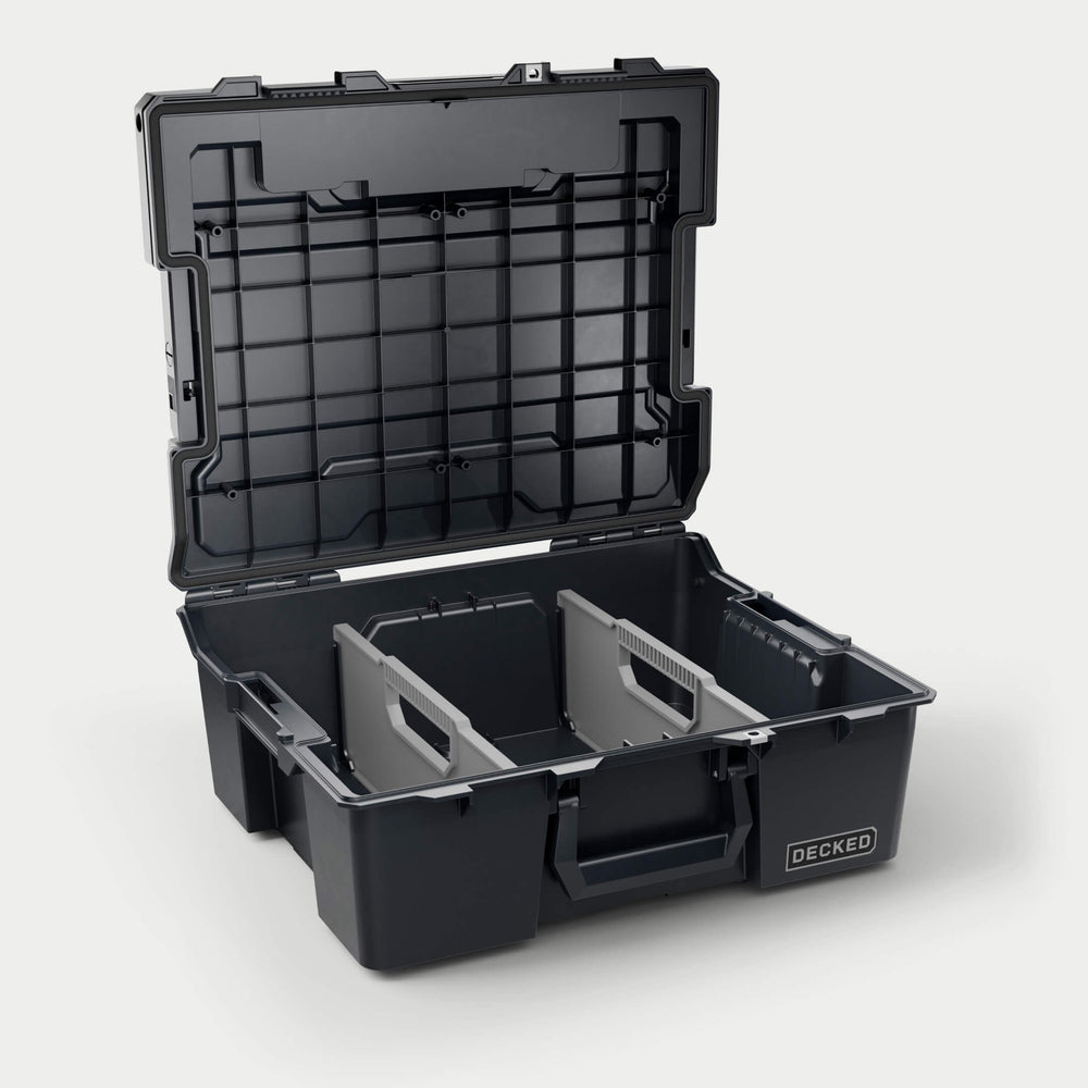 Decked A0020-HRAK-BLK Halfrack 32 Black 1.1-Cu-Ft Organizer