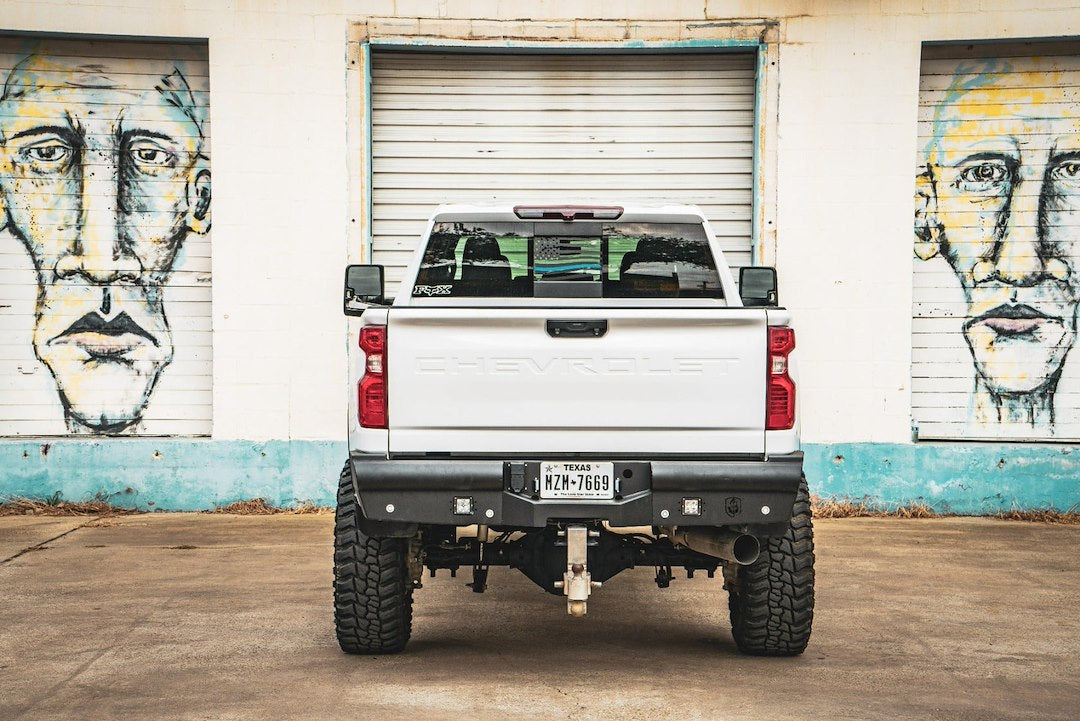 Road Armor 3202VR0B Vaquero Chevy HD Rear Bumper