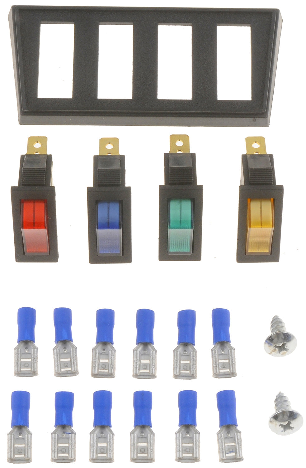 Dorman 86923 Conduct-Tite Four-Rocker Switch Kit, 12V 10A - image 1