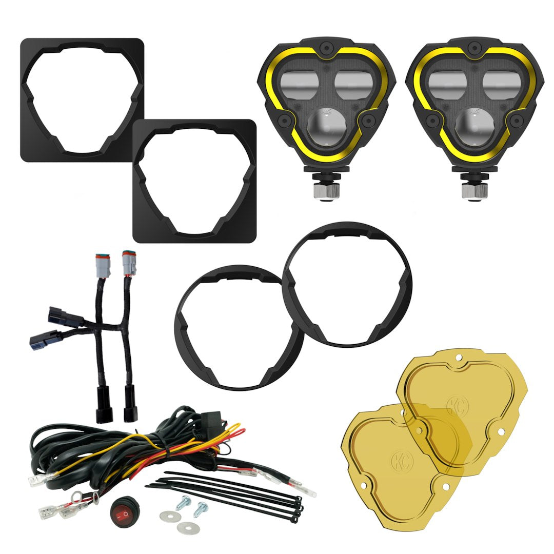KC Hilites 97155 Flex Era 3 Dual-Mode LED Fog Light