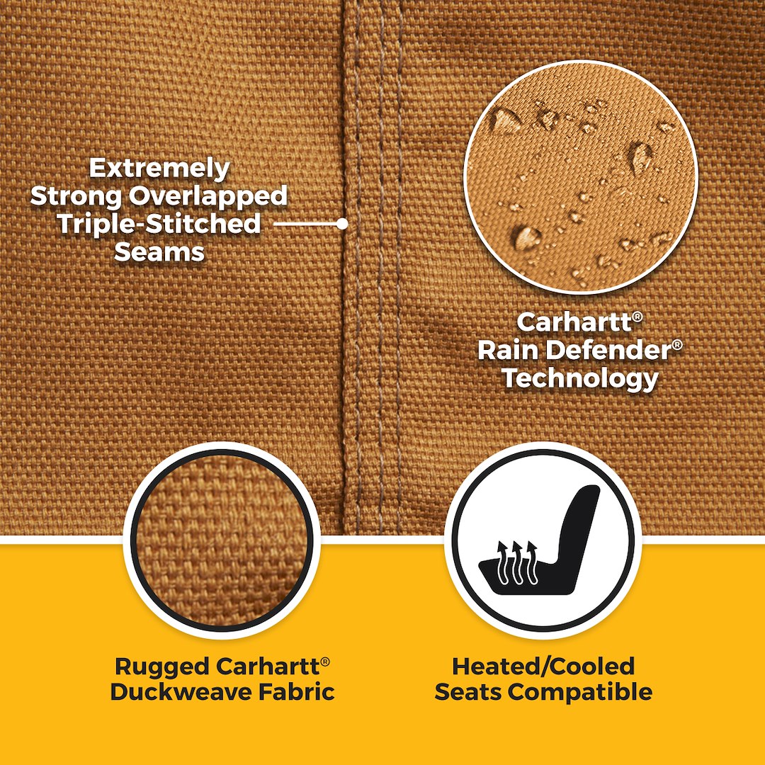 Covercraft SC2509CABN Carhartt Brown Tacoma Front Seat Covers - image 4