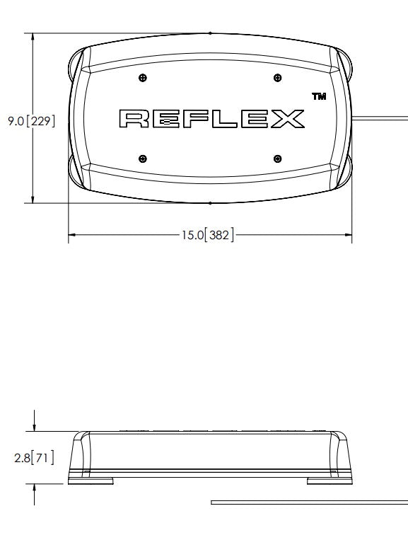 ECCO 5580CA-MG Reflex Magnetic LED Mini Bar