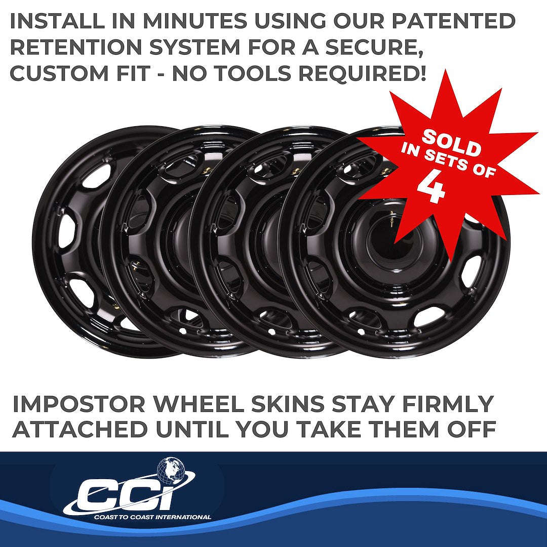 Coast To Coast IMP80BLK 17-Inch Black F-150 Wheel Skins - image 4