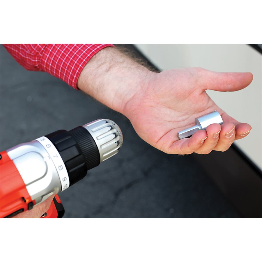 Camco Camper Jack Crank Drill Bit Adapter (57363)