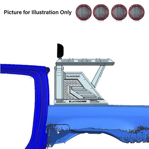 Black Horse Offroad AR2-09BA3-PLFR  Truck Bed Bar - image 13
