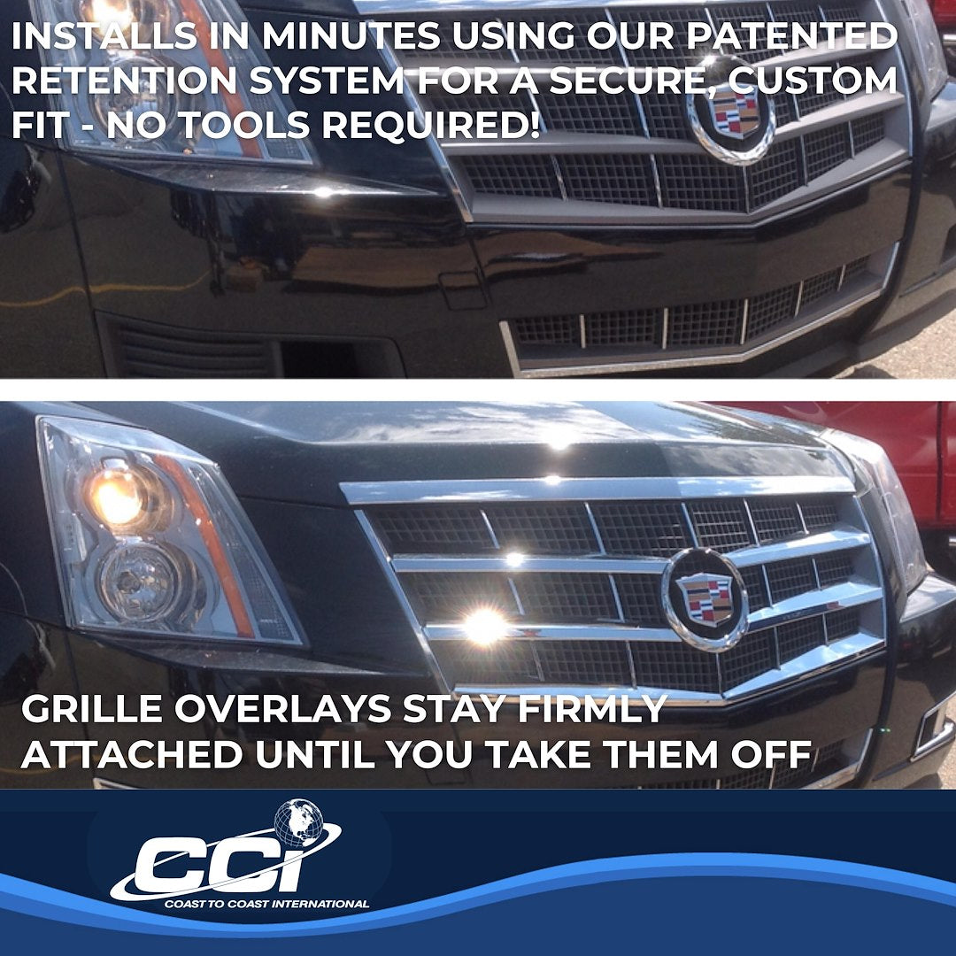 Coast To Coast GI76 CTS Chrome Bar Grille Overlay - image 4