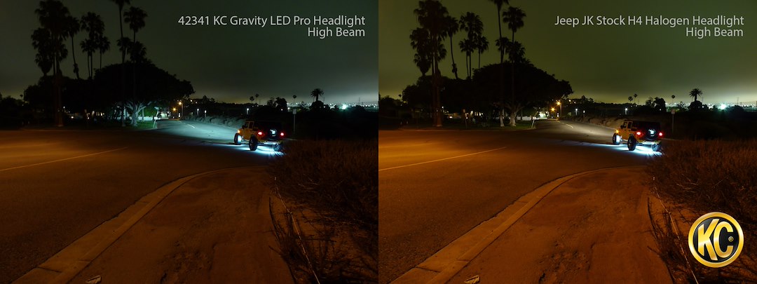 KC Hilites 42341 Gravity Pro LED Headlight Pair