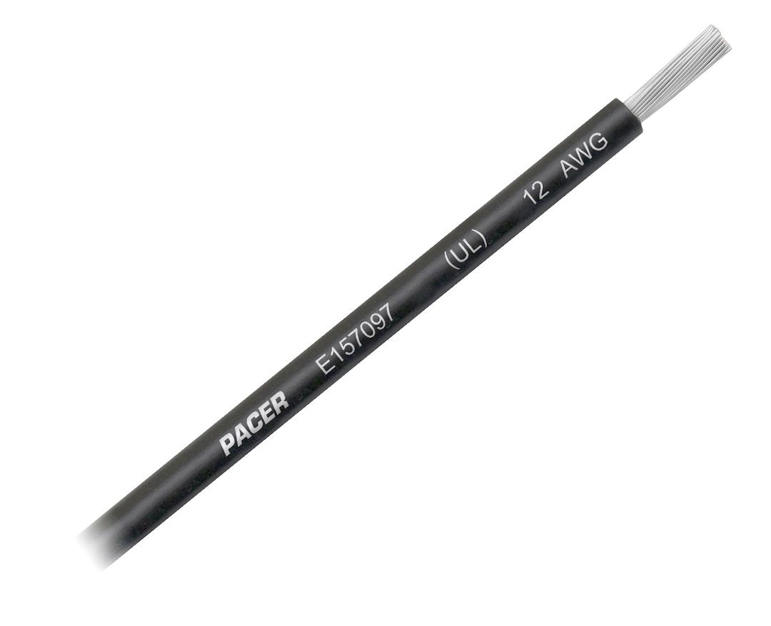 Pacer Marine Wul12bk-100 Marine Primary Wire