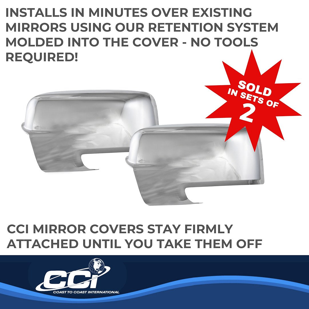 Coast To Coast MC67496 Ram Chrome Mirror Covers with Signals - image 3