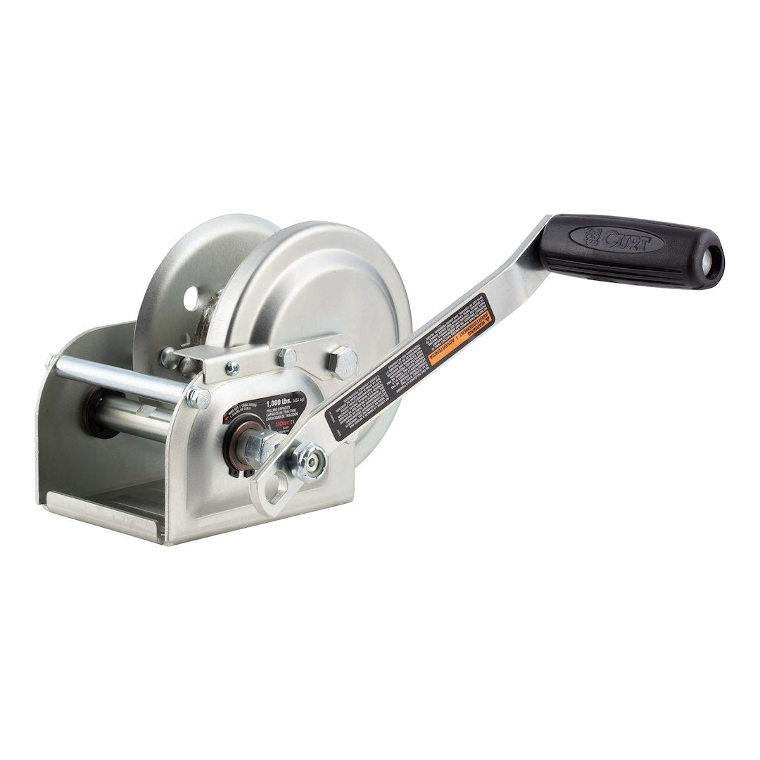 CURT 29610 1,000-Pound Manual Brake Winch - image 1