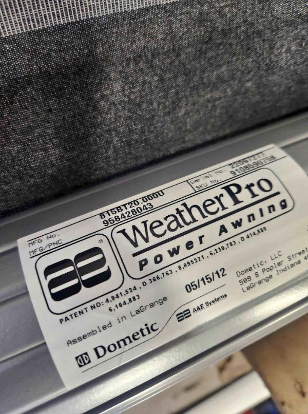 New 20ft Dometic A & E Power Awning Weatherpro - Used RV Parts