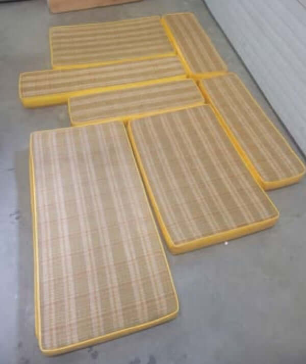 Used RV Cushions for around Table and Bed