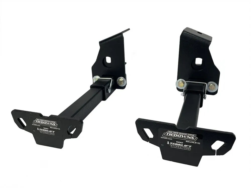 TorkLift C2224 Truck Camper Tie Downs Frame Mount Set of 2 for Chevy