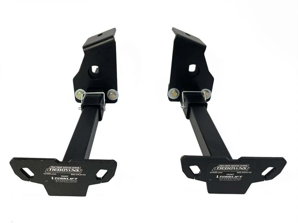 TorkLift C2224 Truck Camper Tie Downs Frame Mount Set of 2 for Chevy