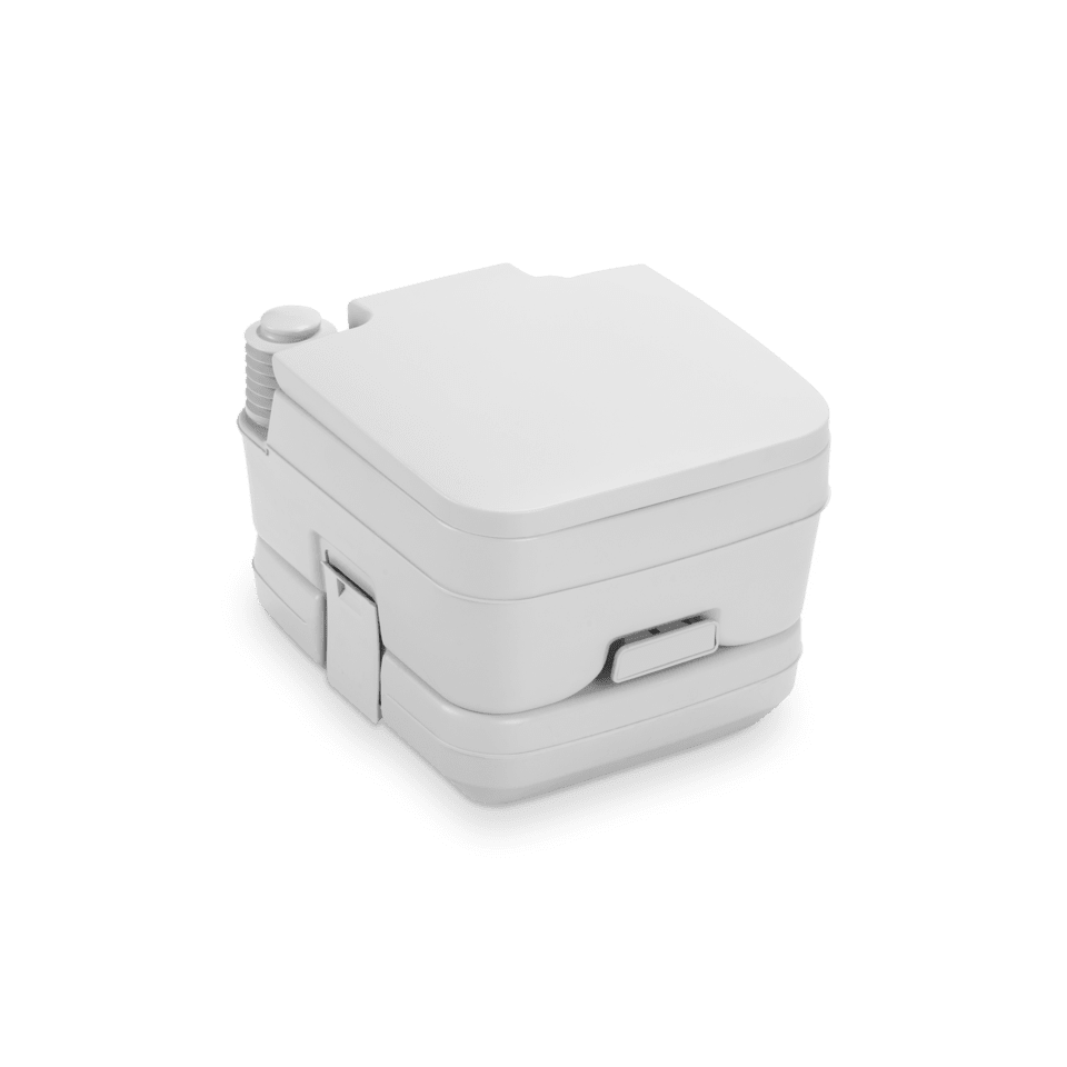 Dometic 962 Portable Toilet - 2.5 Gallon Waste Tank, Platinum