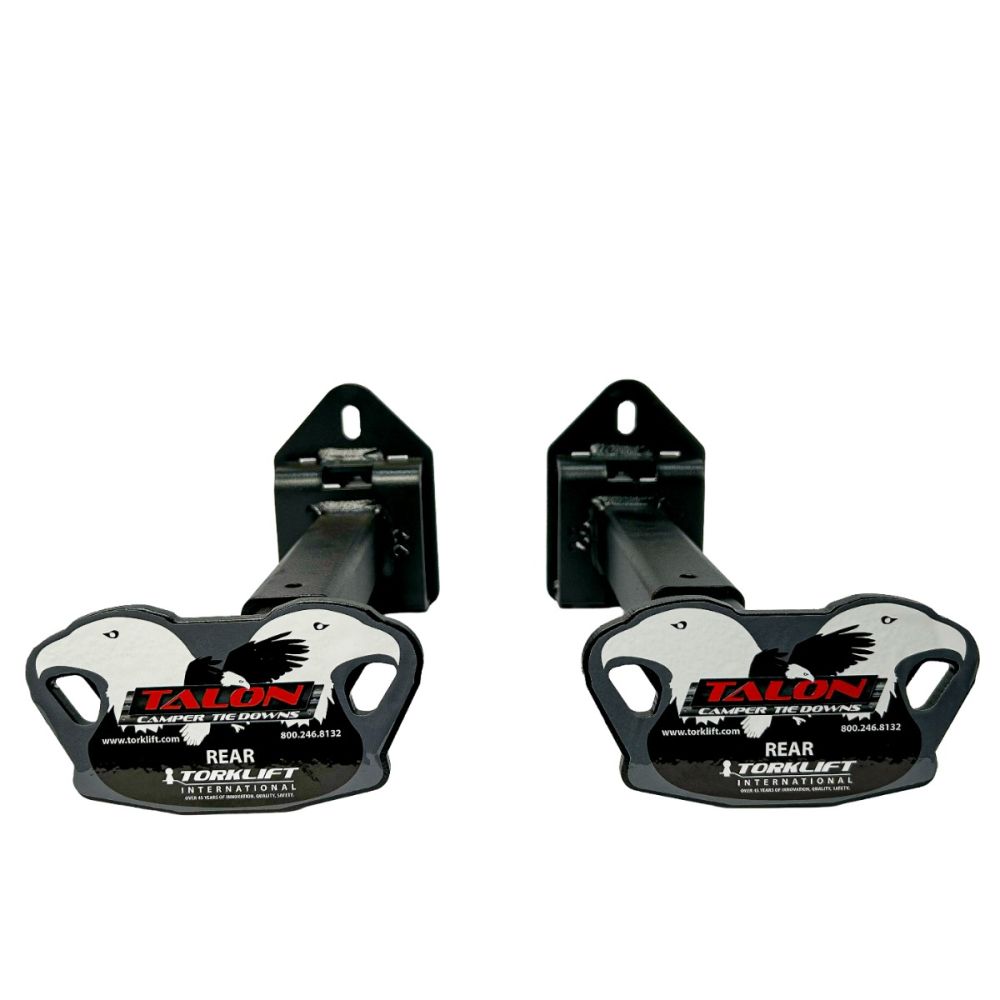 Torklift Talon Frame-Mounted Camper Tie Downs – Aluminum (Set of 2) F3008A