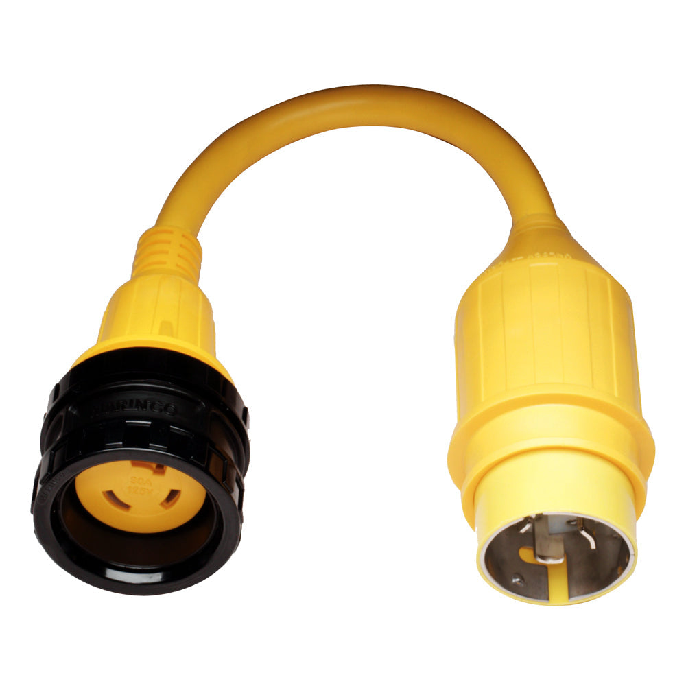 Marinco 110A 50A 125V Dock to 30A Boat Pigtail Adapter