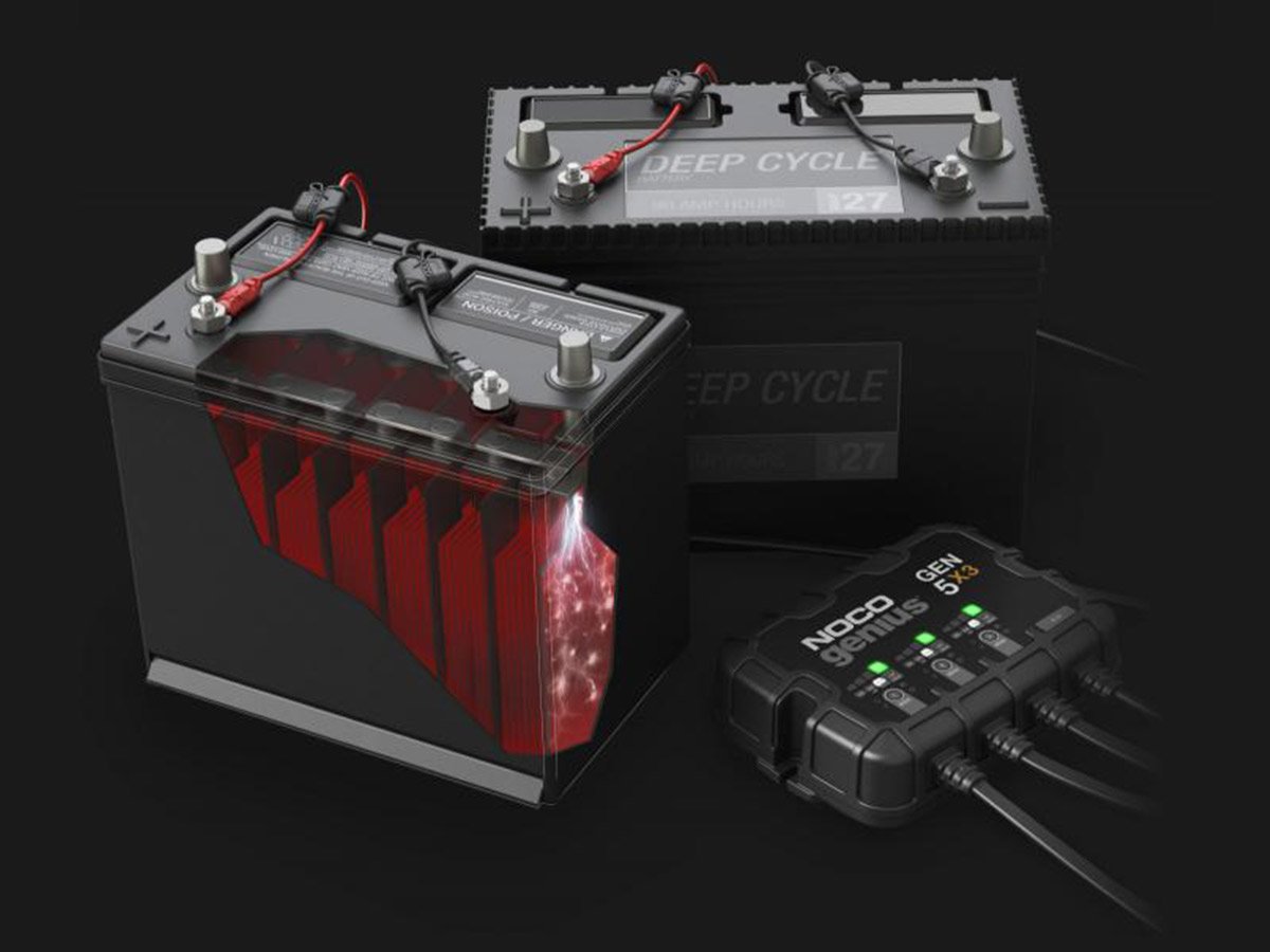 NOCO GEN5X3 3-Bank 15A Onboard Battery Charger — view 4