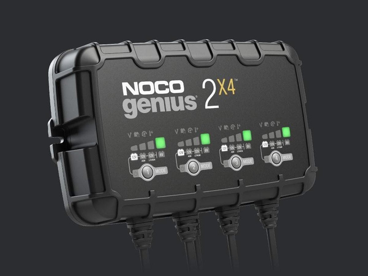 NOCO GENIUS2X4 4-Bank 8A Smart Battery Charger — view 3