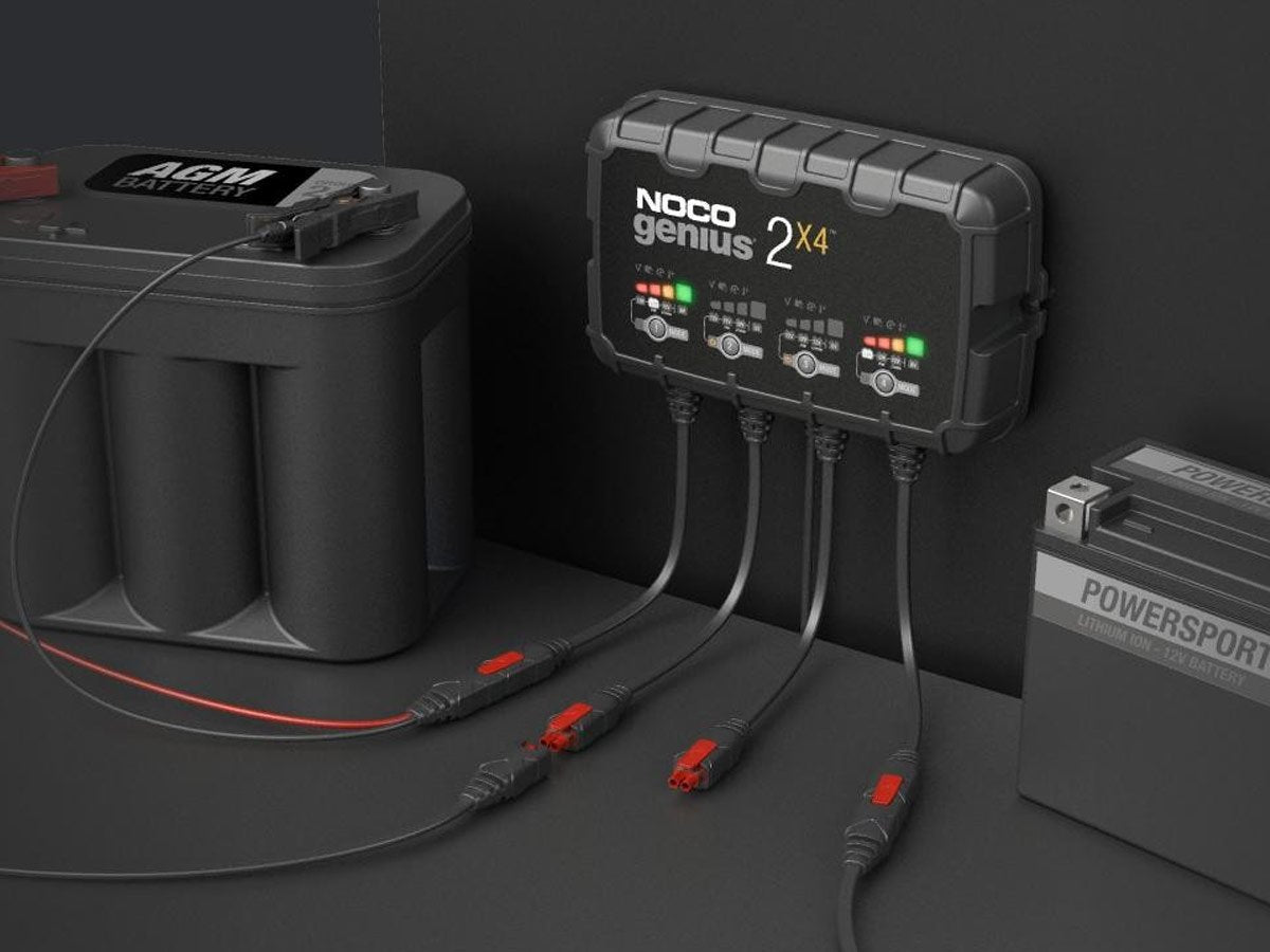 NOCO GENIUS2X4 4-Bank 8A Smart Battery Charger — view 2