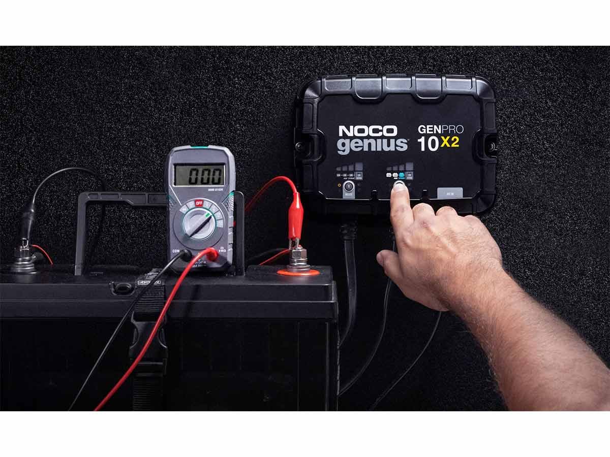 NOCO GENPRO10X2 2-Bank 20A Onboard Battery Charger — view 3