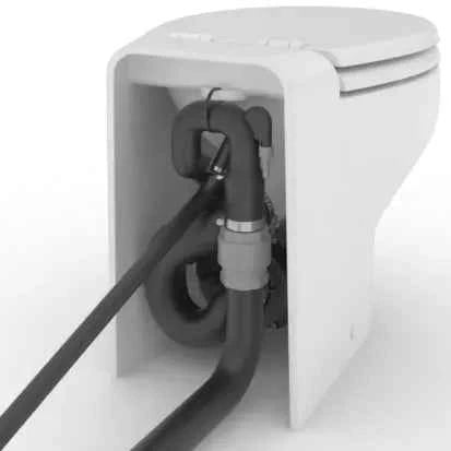 Tecma Compass ECO Electric RV Toilet – High Profile, White 98305