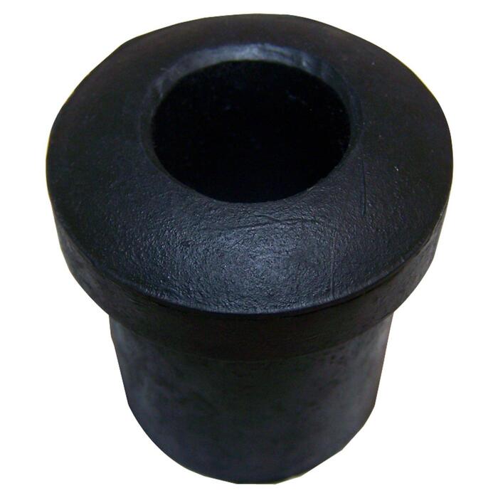 Crown Automotive 52002552 single black rubber front or rear leaf spring shackle bushing for Jeep Wrangler YJ