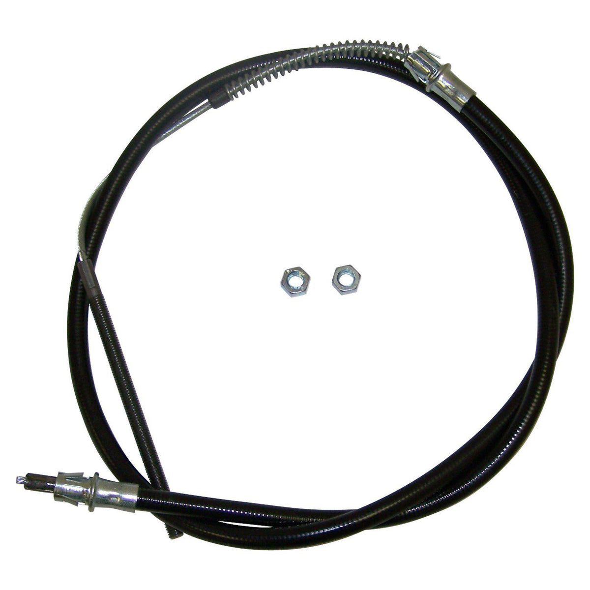 Crown Automotive 52003181 single front parking brake cable for 1987-1990 Jeep Wrangler