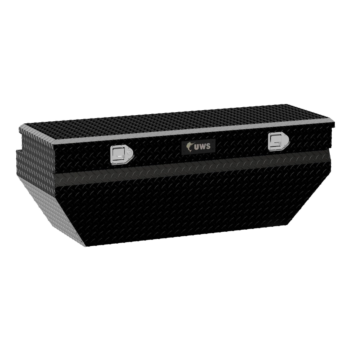 UWS TBC-55-WN-BLK 55-inch gloss-black aluminum wedge utility chest, box only