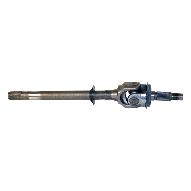 Crown Automotive 4874303 front left Dana 30 axle shaft assembly without ABS, single left side shaft