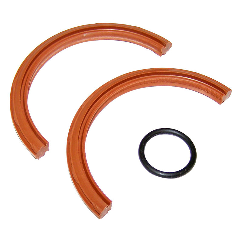 Crown Automotive 4778228 5.2L V8 rear crankshaft seal kit with two orange seal halves and black O-ring
