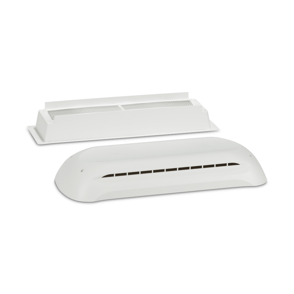 Dometic Refrigerator Roof Vent Base & Cap Kit, Polar White